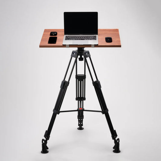 Escritorio de Pie Trípode Pro — Plegable, Portátil y de Altura Ajustable