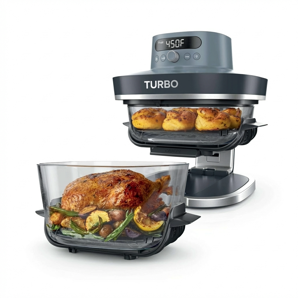 Freidora de Aire de Vidrio Turbo Pro
